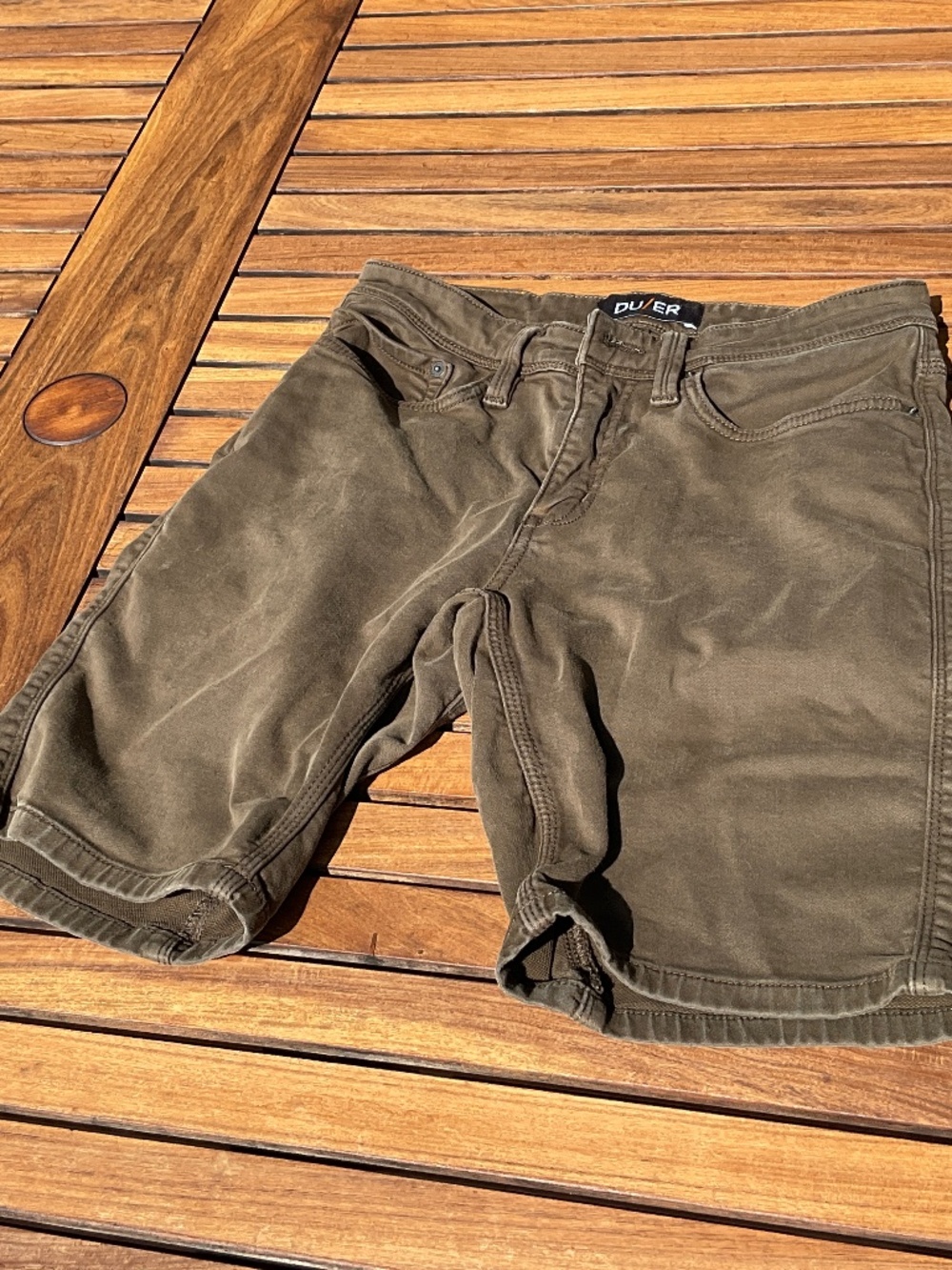 DU/ER Shorts Army Green Size 29x10